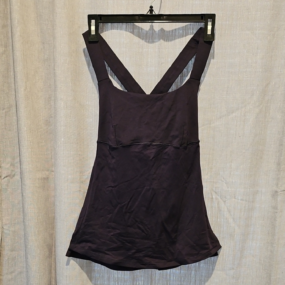 Lululemon Athletica Navy Blue Racerback Tank Top with Wide Straps